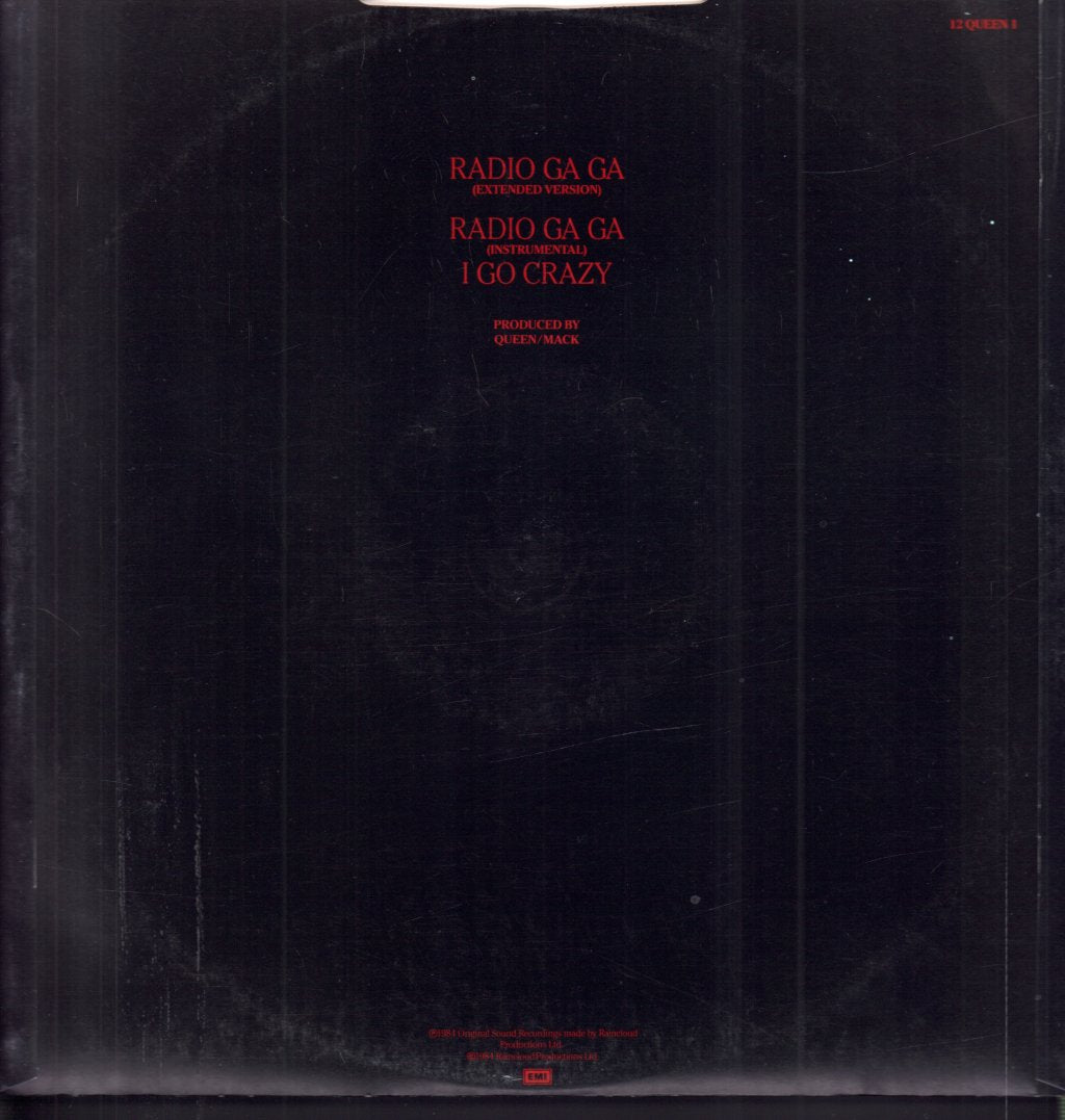 Queen - Radio Ga Ga - 12 Inch