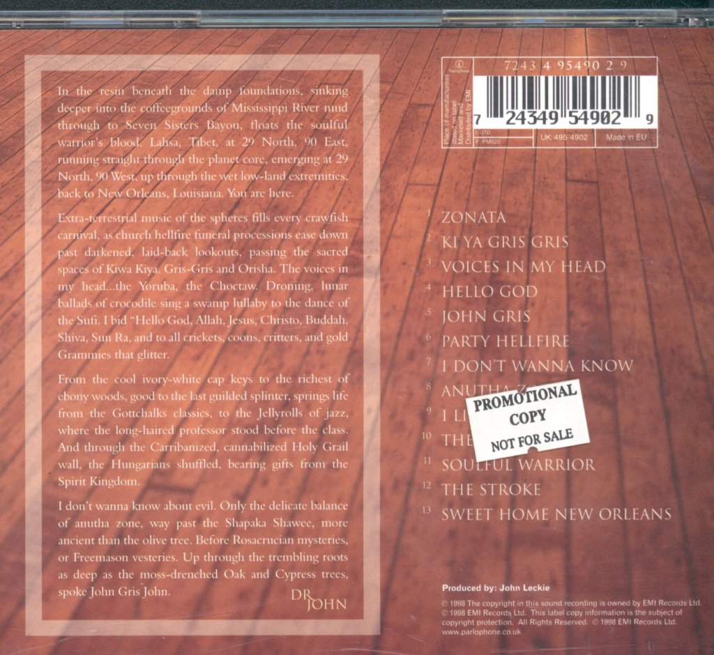 Dr. John - Anutha Zone - Cd
