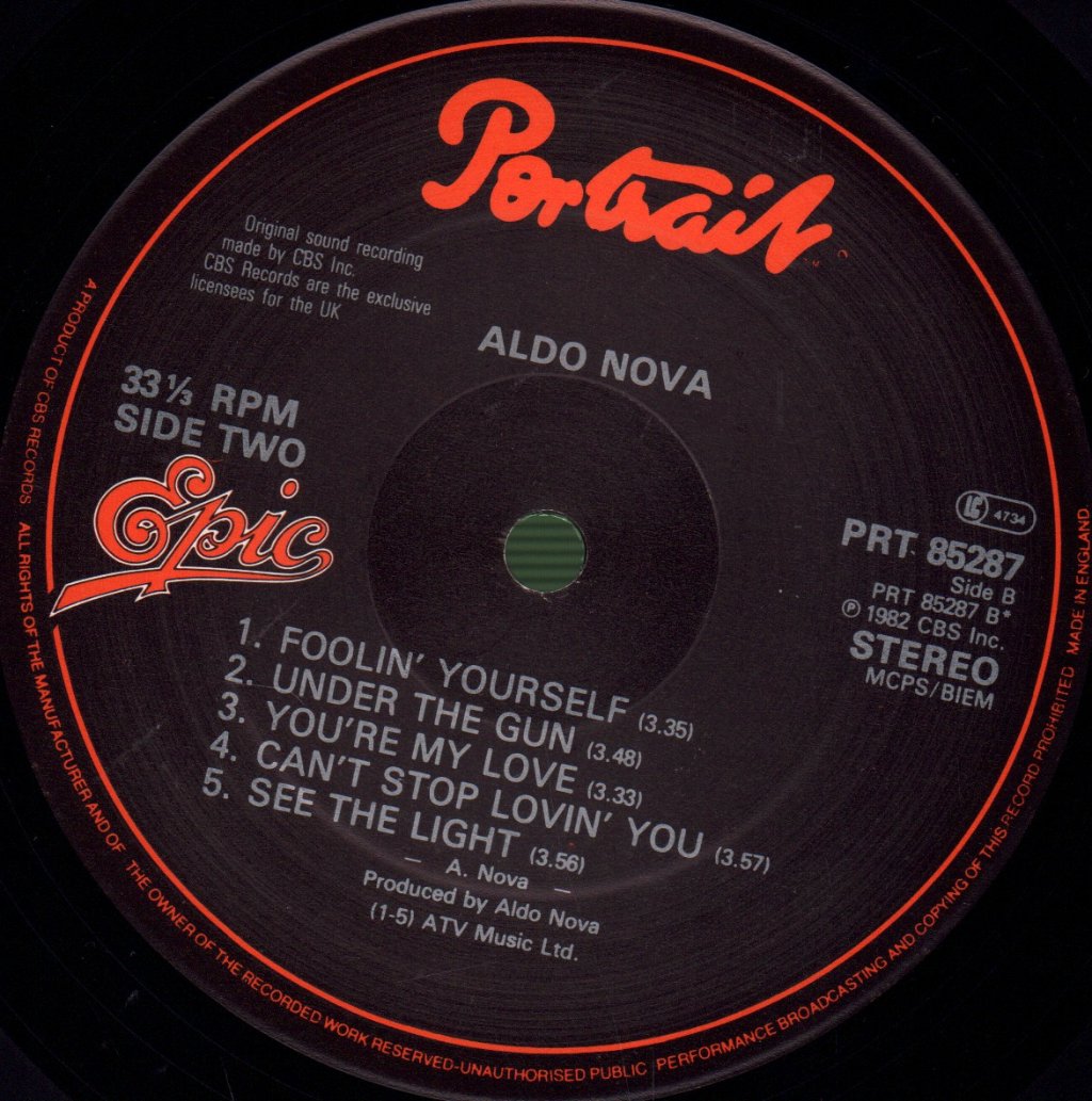 Aldo Nova - Aldo Nova - Lp