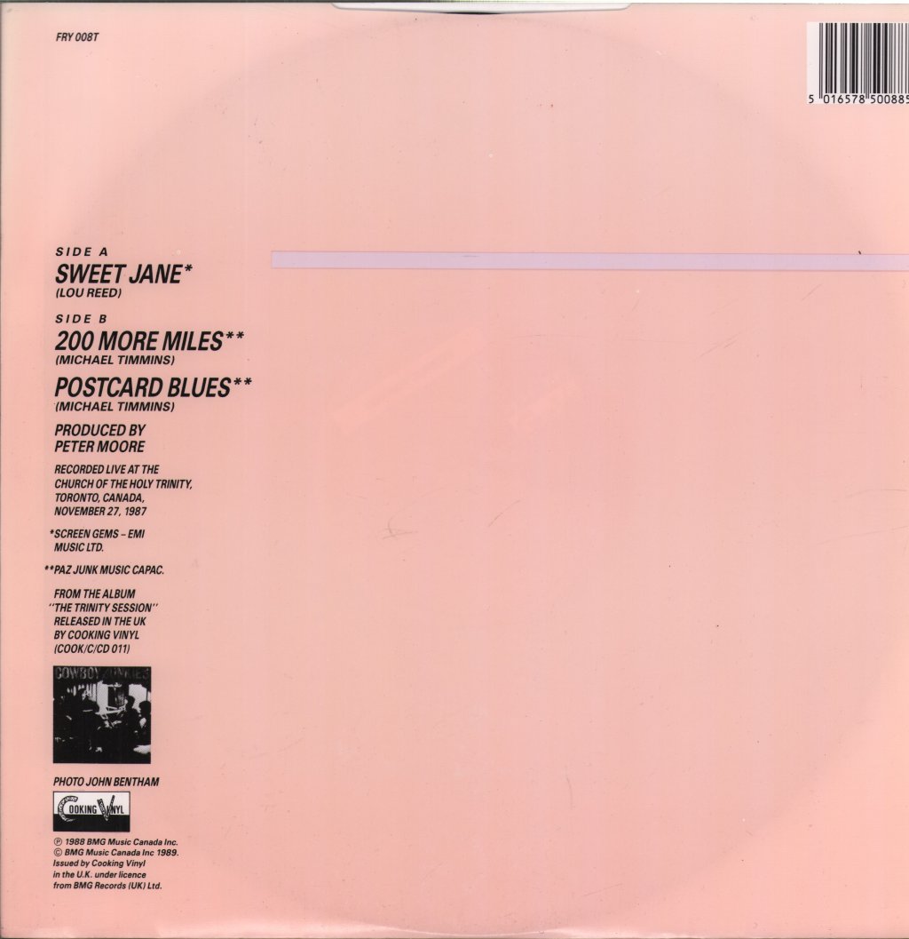 Cowboy Junkies - Sweet Jane - 12 Inch