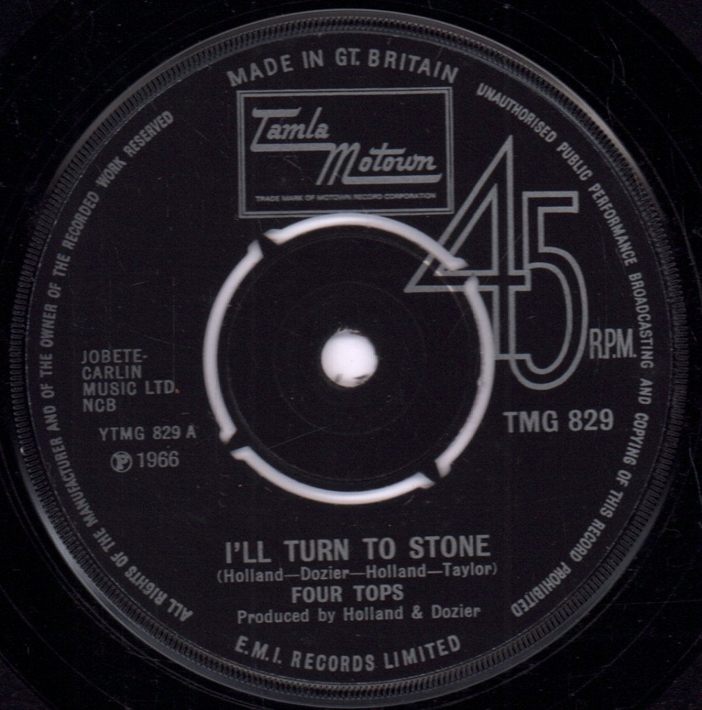 Four Tops - I'll Turn To Stone - 7 Inch