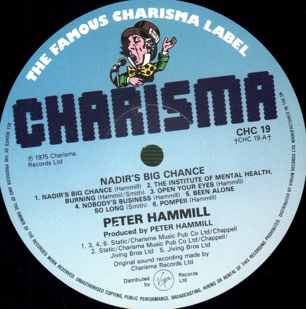 Peter Hammill - Nadir's Big Chance - Lp