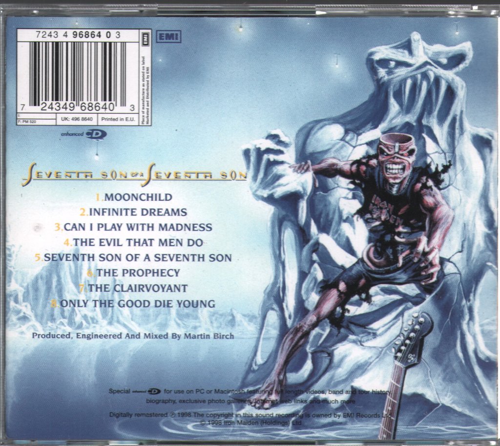 Iron Maiden - Seventh Son Of A Seventh Son - Cd