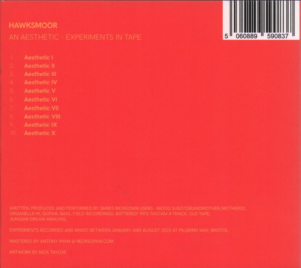 Hawksmoor - An Aesthetic - Experiments In Tape - Cd