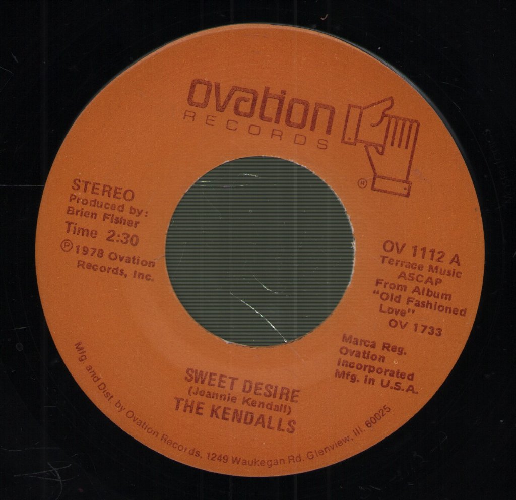 Kendalls - Sweet Desire - 7 Inch