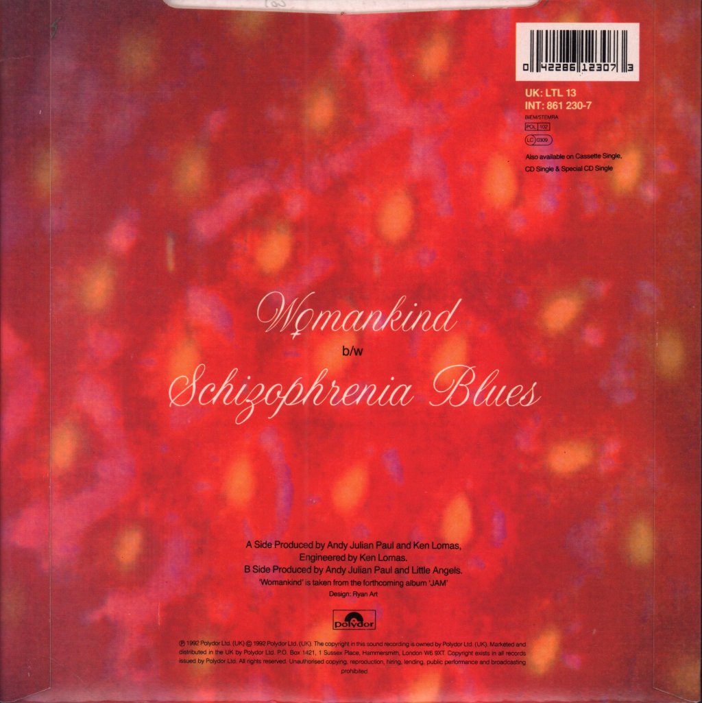 Little Angels - Womankind - 7 Inch