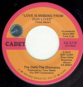 Dells/Dramatics - Love Is Missing From Our Lives - 7 Inch