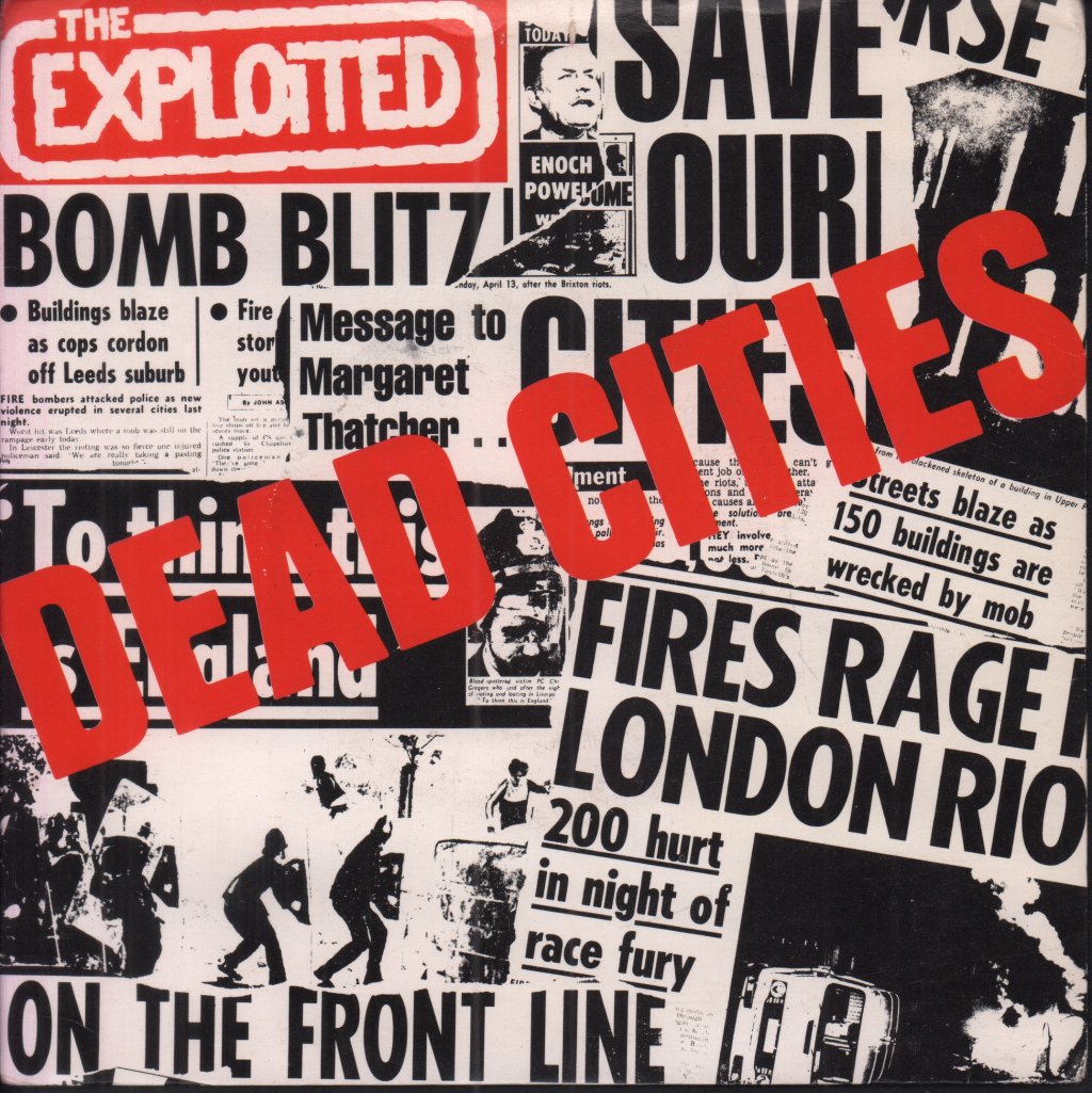 Exploited - Dead Cities - 7 Inch