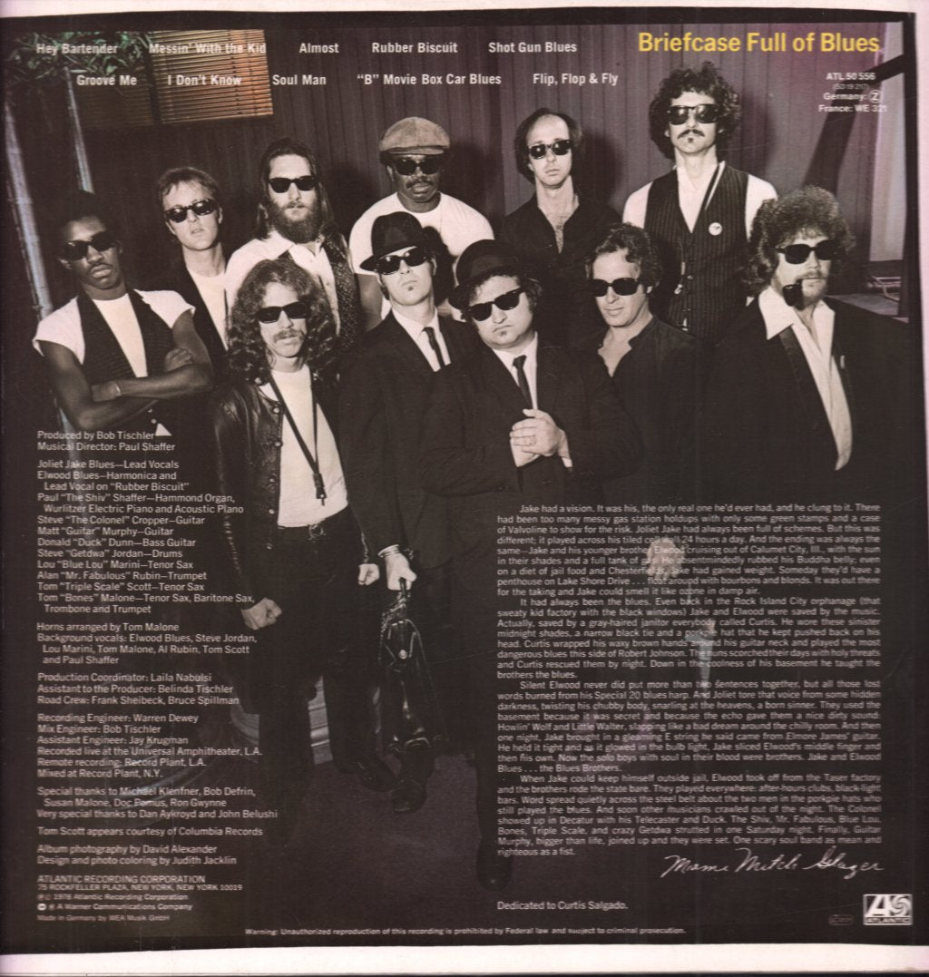Blues Brothers - Briefcase Full Of Blues - Lp