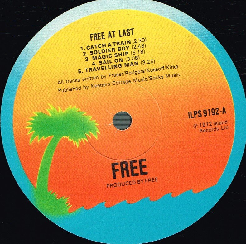 Free (Blues/Rock Group) - Free At Last - Lp