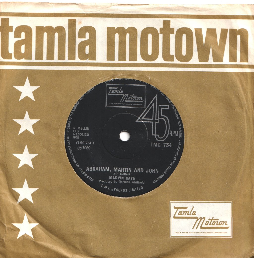 Marvin Gaye - Abraham Martin And John - 7 Inch