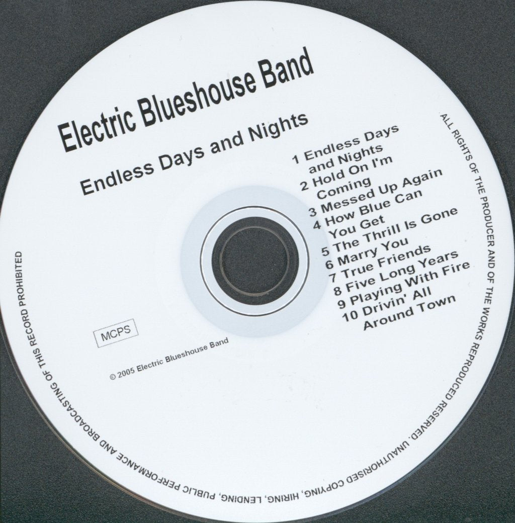 Electric Blueshouse Band - Endless Days And Night - Cd