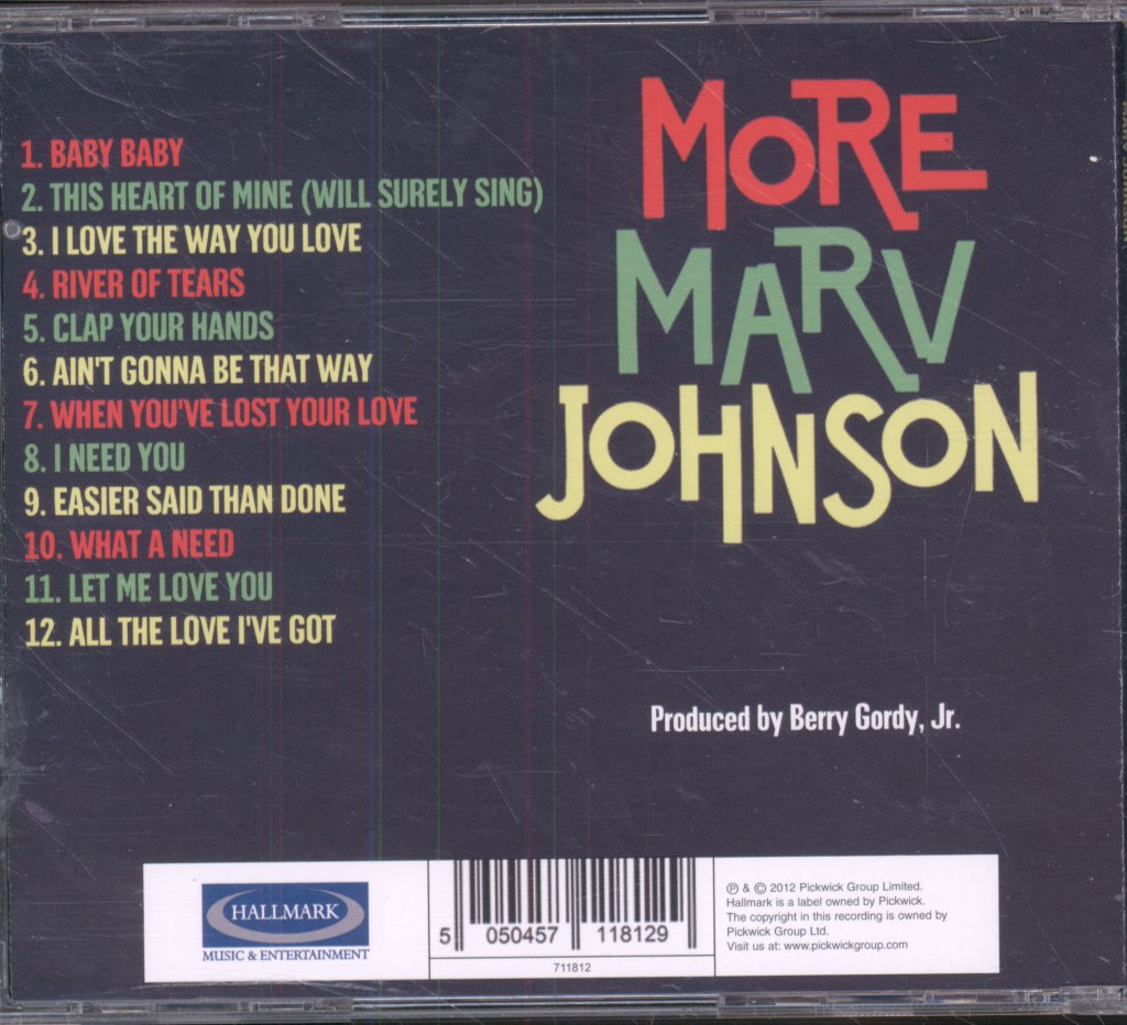 Marv Johnson - More Marv Johnson - Cd