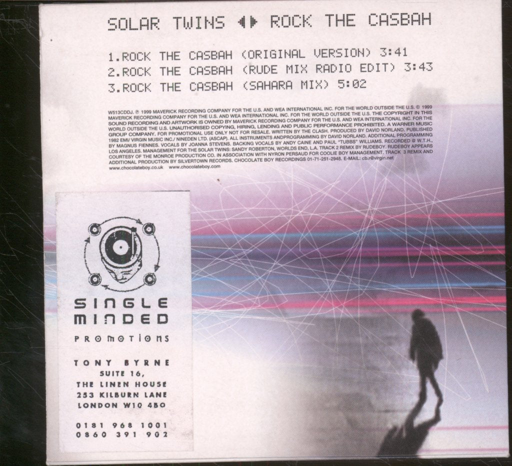 Solar Twins - Rock The Casbah - Cd