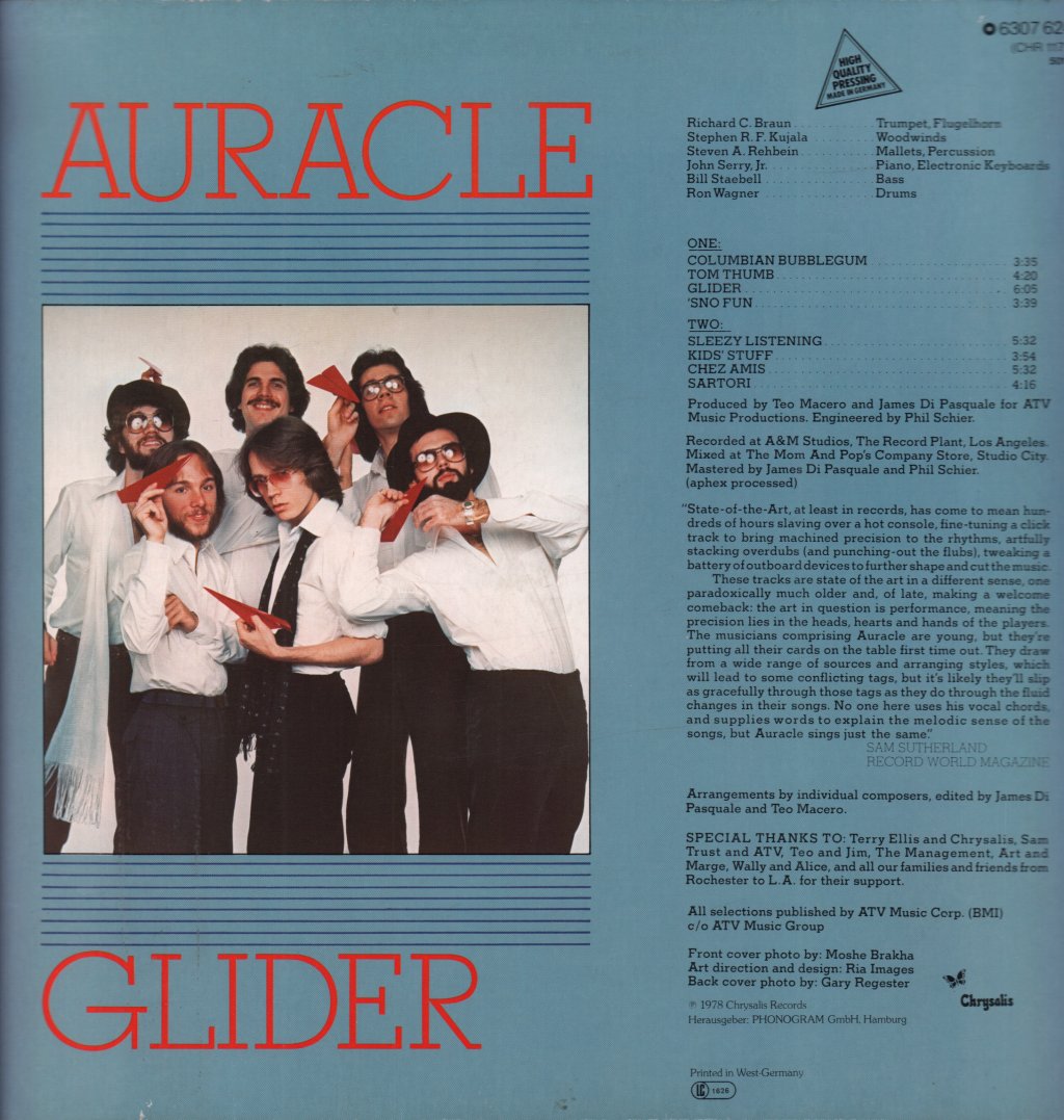 Auracle - Glider - Lp