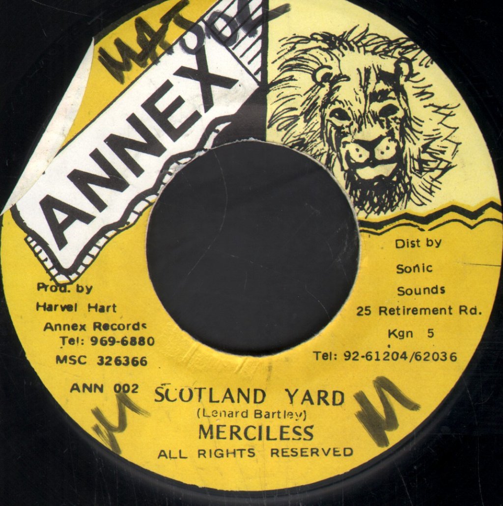 Merciless - Scotland Yard - 7 Inch