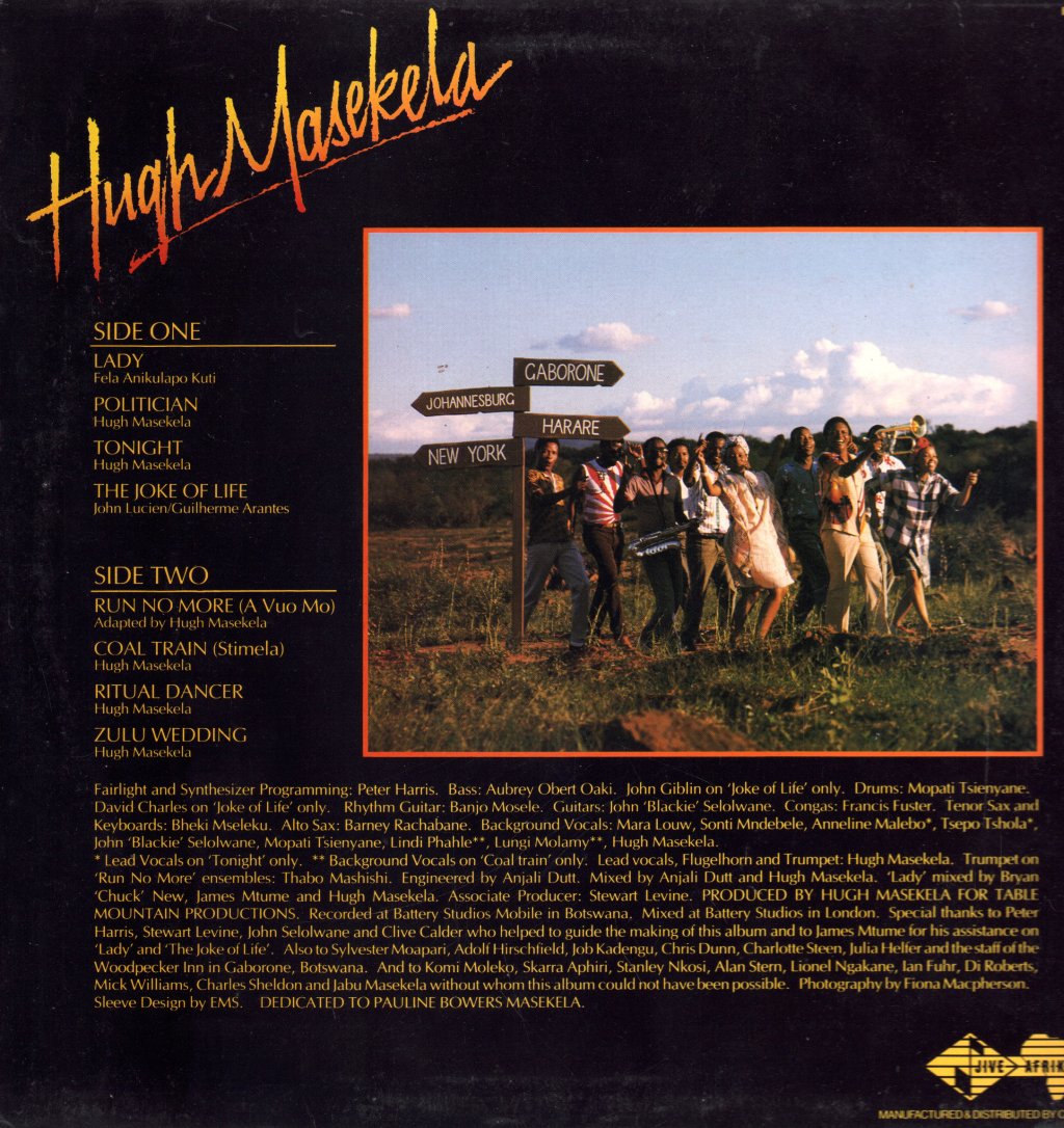 Hugh Masekela - Waiting For The Rain - Lp