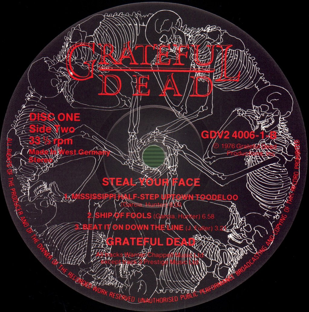 Grateful Dead - Steal Your Face - Double Lp