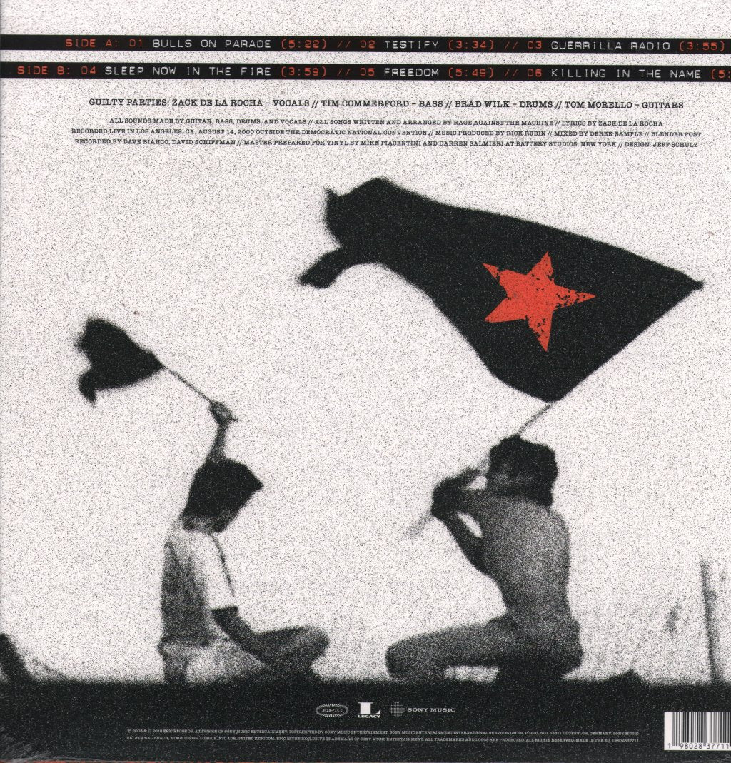 Rage Against The Machine - Democratic National Convention 2000 (Black Friday 2024) - Lp