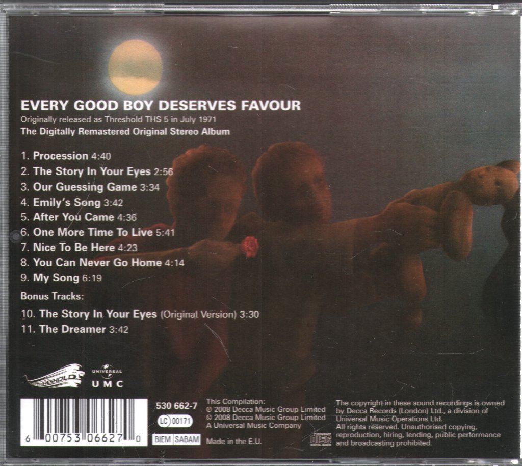 Moody Blues - Every Good Boy Deserves Favour - Cd