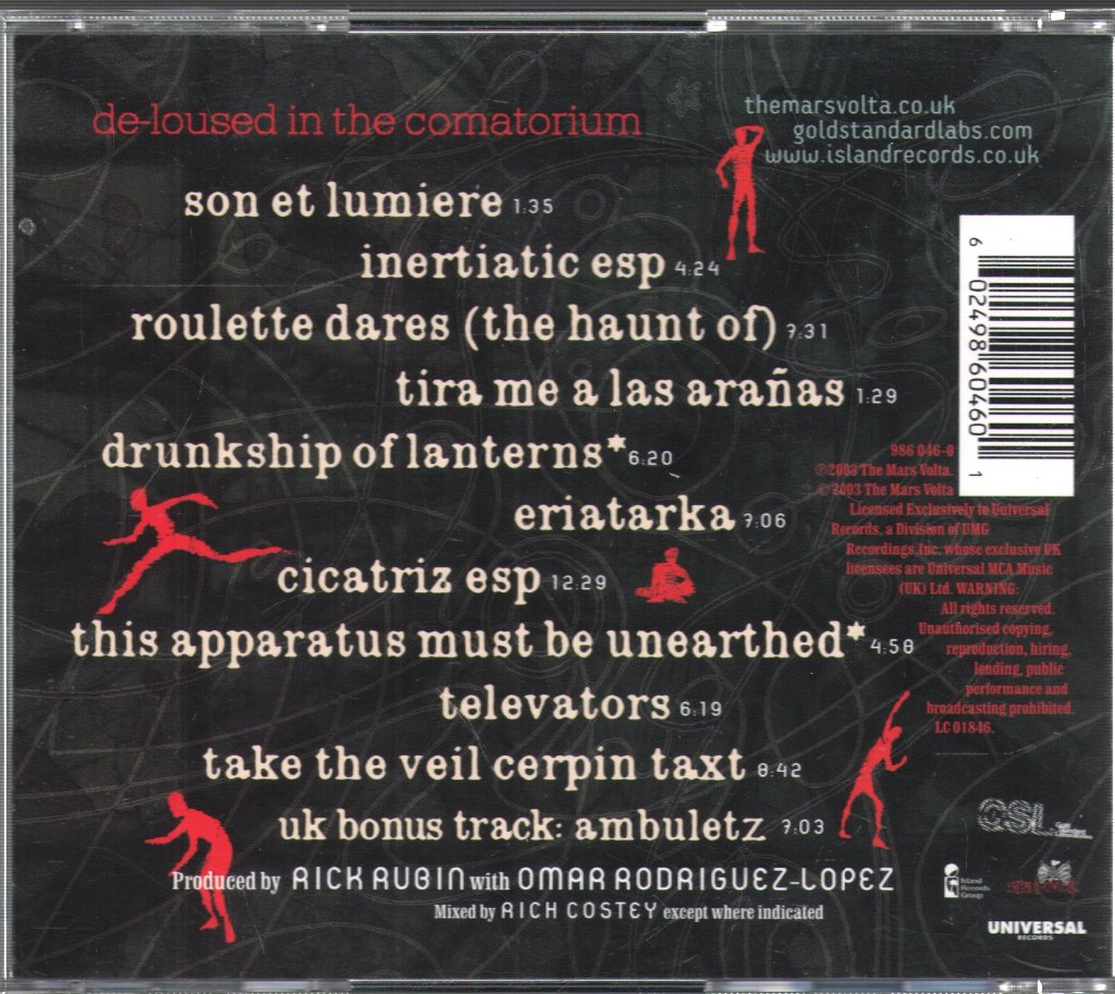 Mars Volta - De-Loused In The Comatorium - Cd
