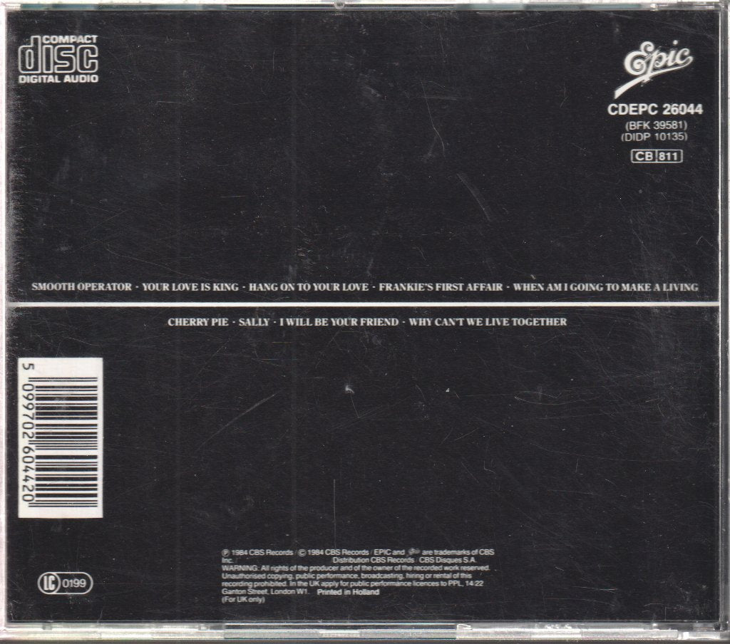 Sade - Diamond Life - Cd
