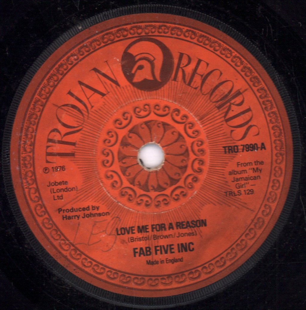 Fab Five Inc - Love Me For A Reason - 7 Inch