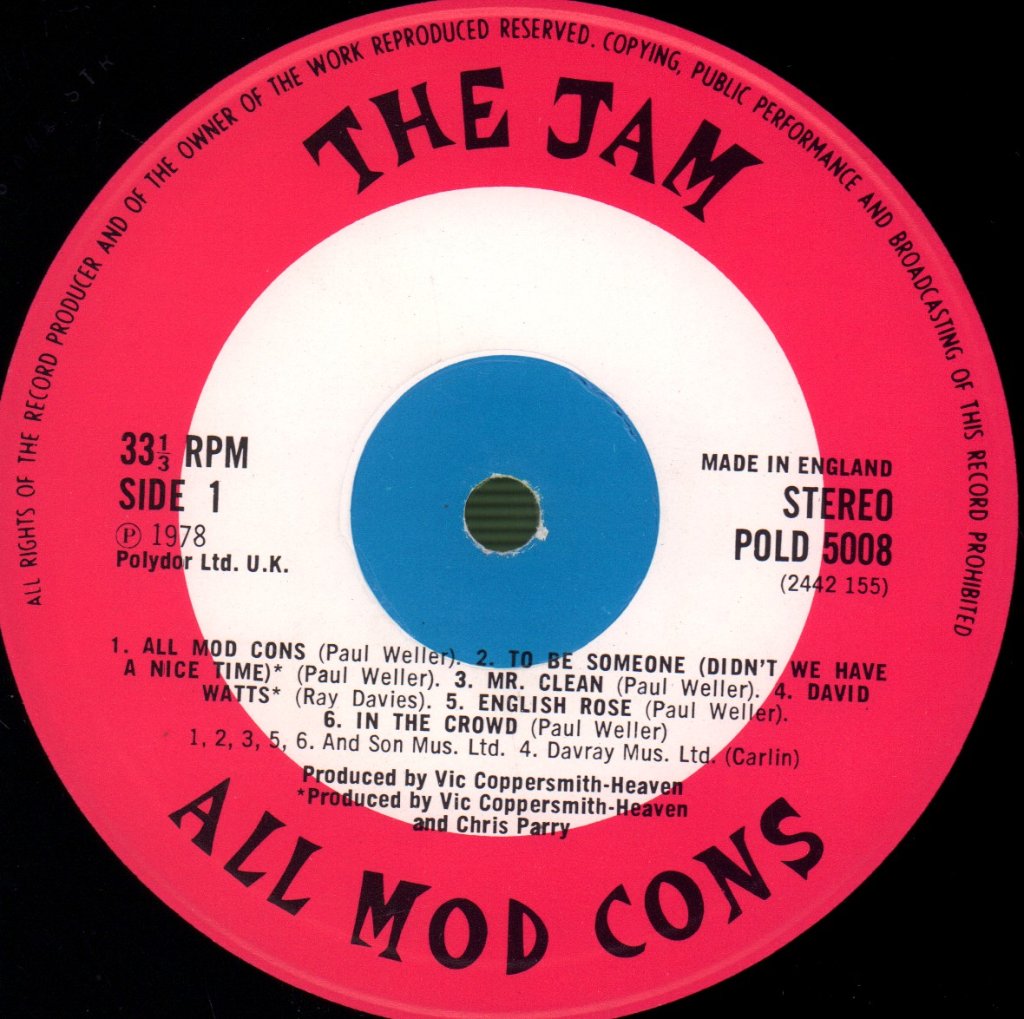 Jam - All Mod Cons - Lp