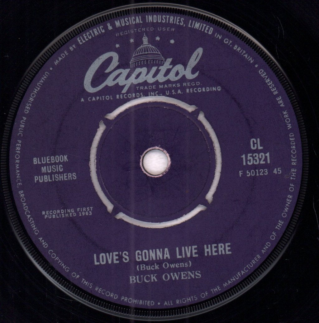 Buck Owens - Love's Gonna Live Here - 7 Inch