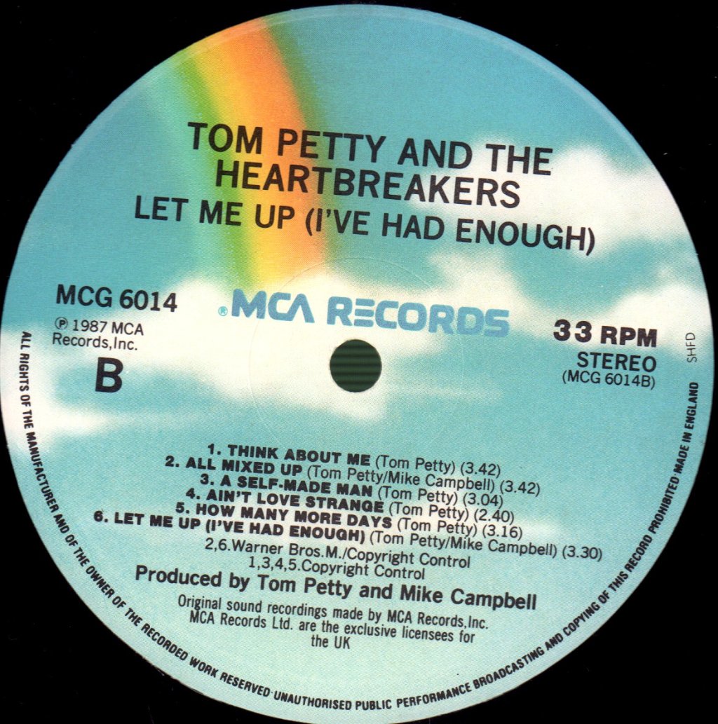 Tom Petty And The Heartbreakers - Let Me Up - Lp