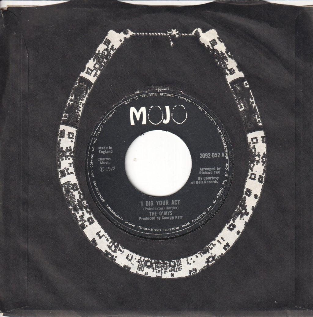 O'Jays - I Dig Your Act - 7 Inch