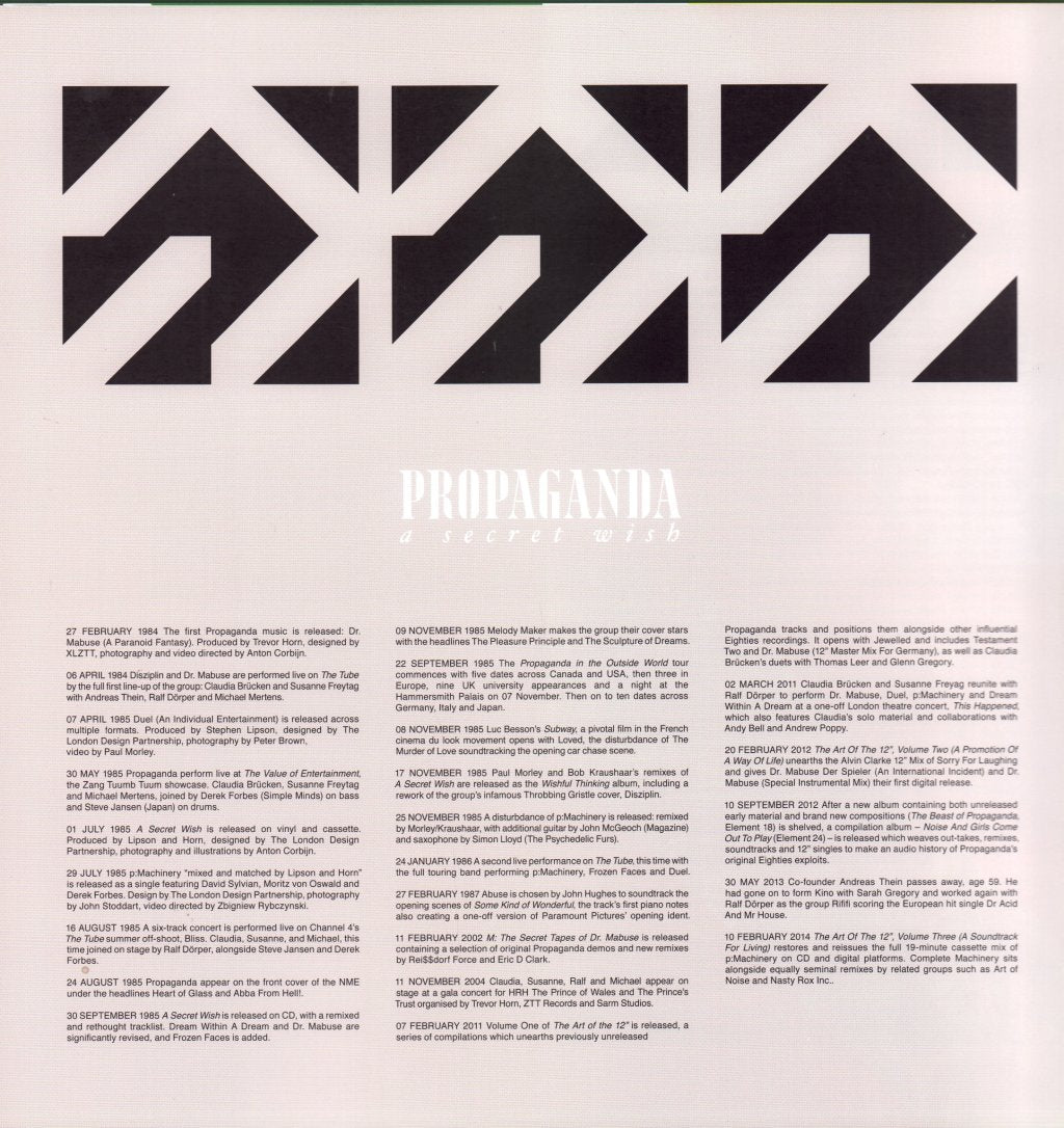 Propaganda - A Secret Wish - Lp