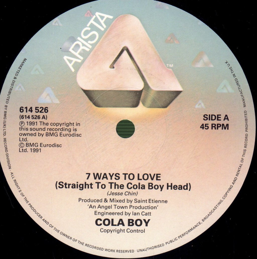 Cola Boy - 7 Ways To Love - 12 Inch