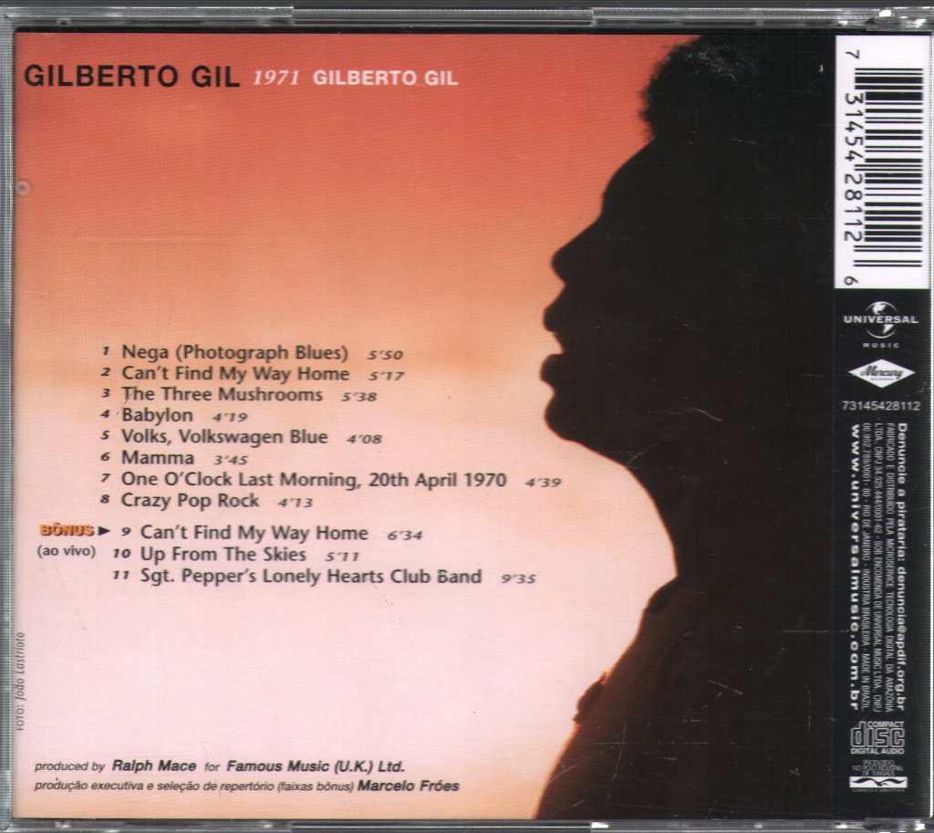 Gilberto Gil - Gilberto Gil - Cd