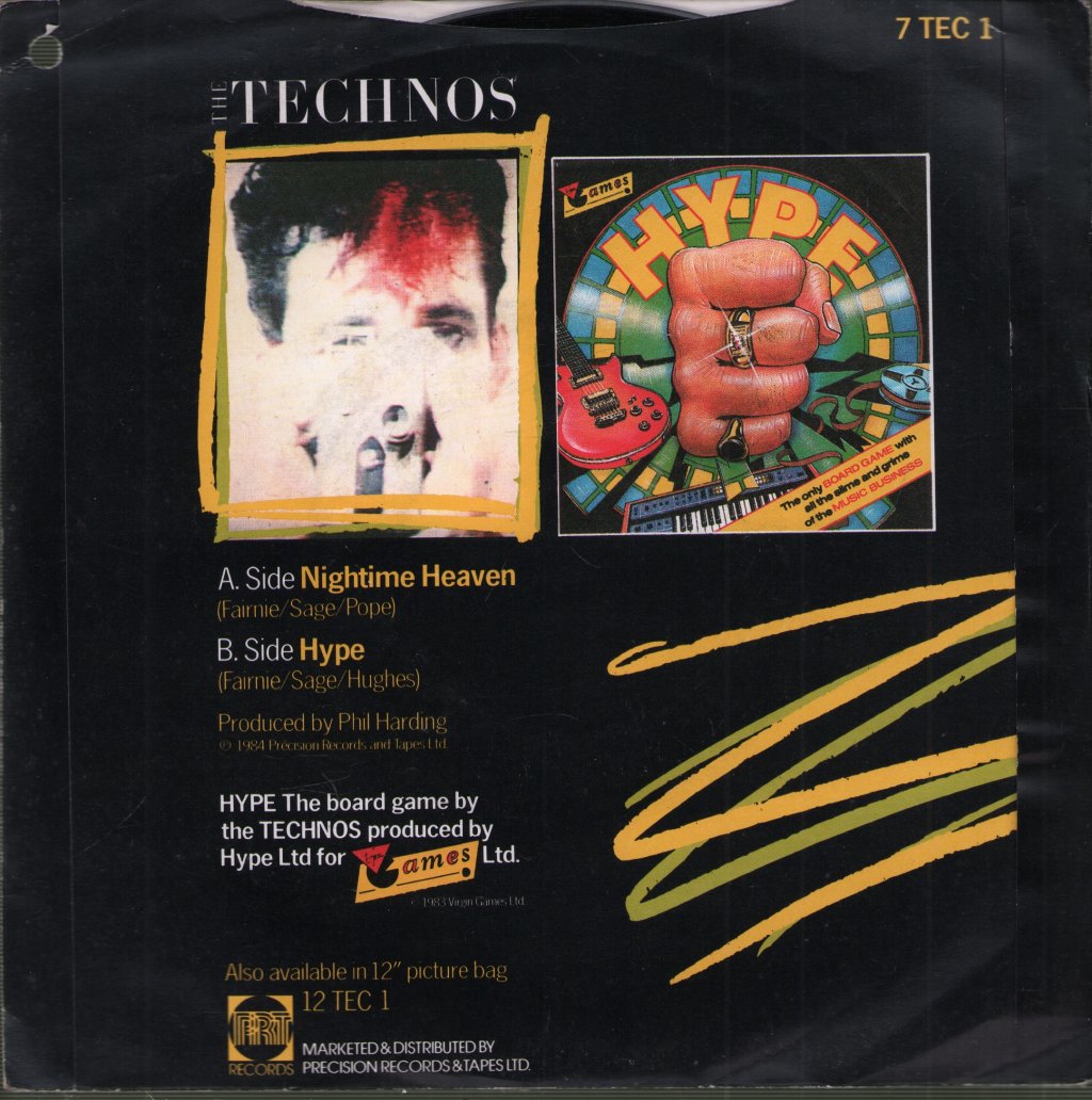 Technos - Nightime Heaven - 7 Inch