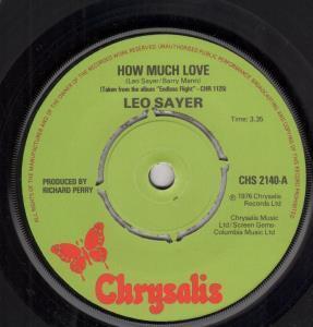 Leo Sayer - How Much Love - 7 Inch