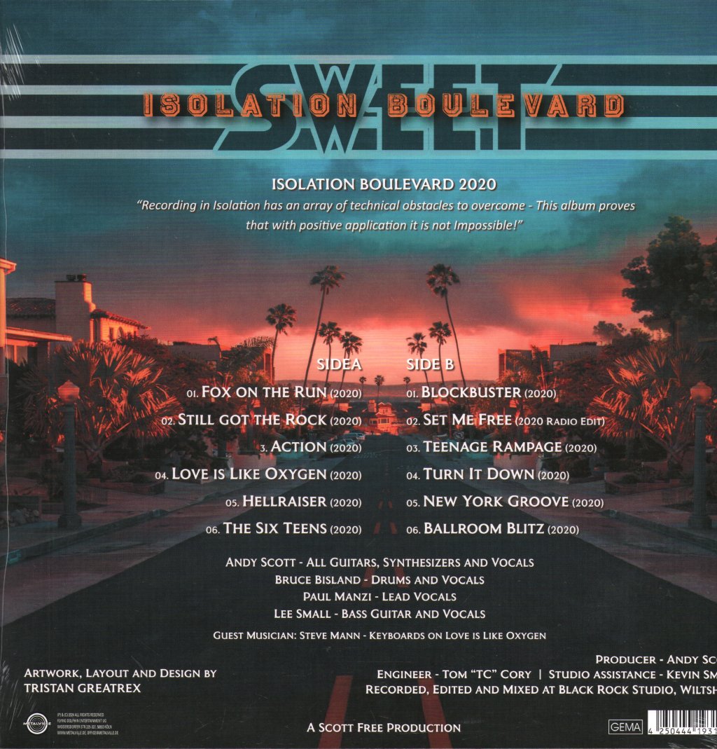 Sweet - Isolation Boulevard - Lp