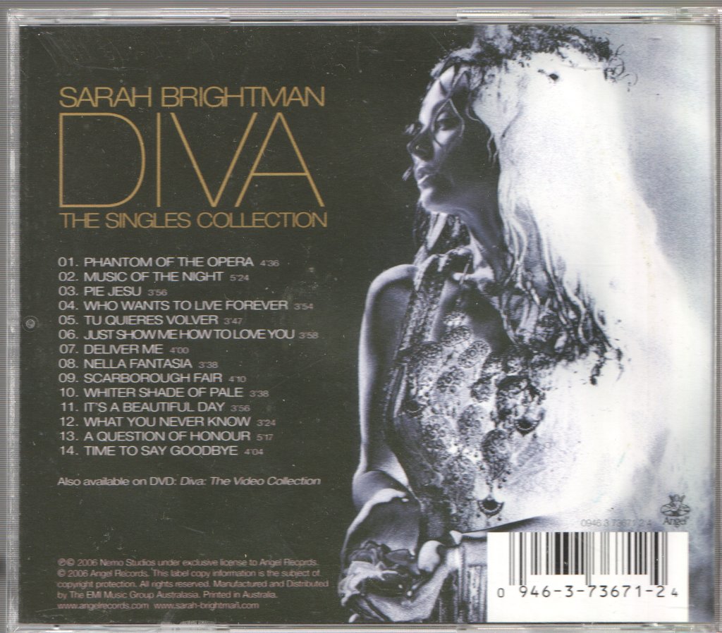Sarah Brightman - Diva : The Singles Collection - Cd