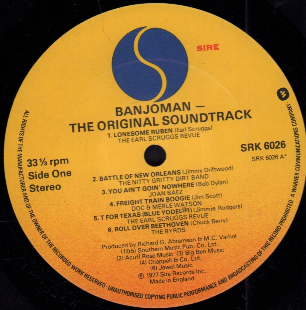 Various Artists - banjoman Original Soundtrack - Lp
