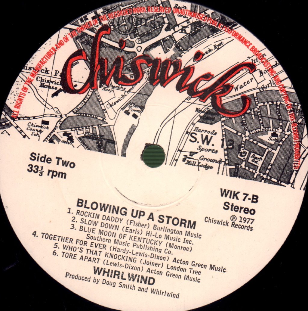 Whirlwind (Rockabilly Group) - Blowing Up A Storm - Lp