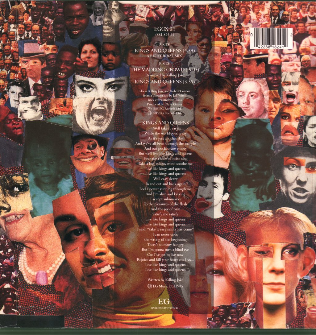 Killing Joke - Kings And Queens - 12 Inch