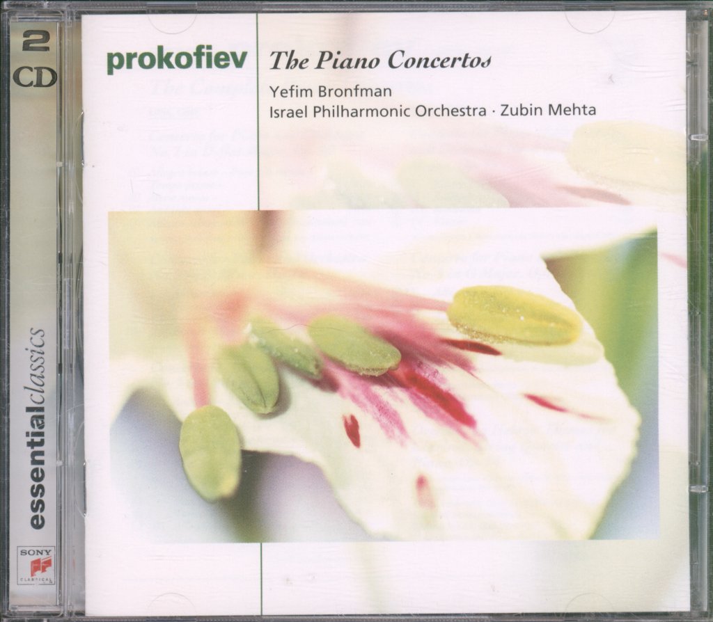 Israel Philharmonic Orchestra Zubin Mehta - Prokofiev - Piano Concertos - Double Cd