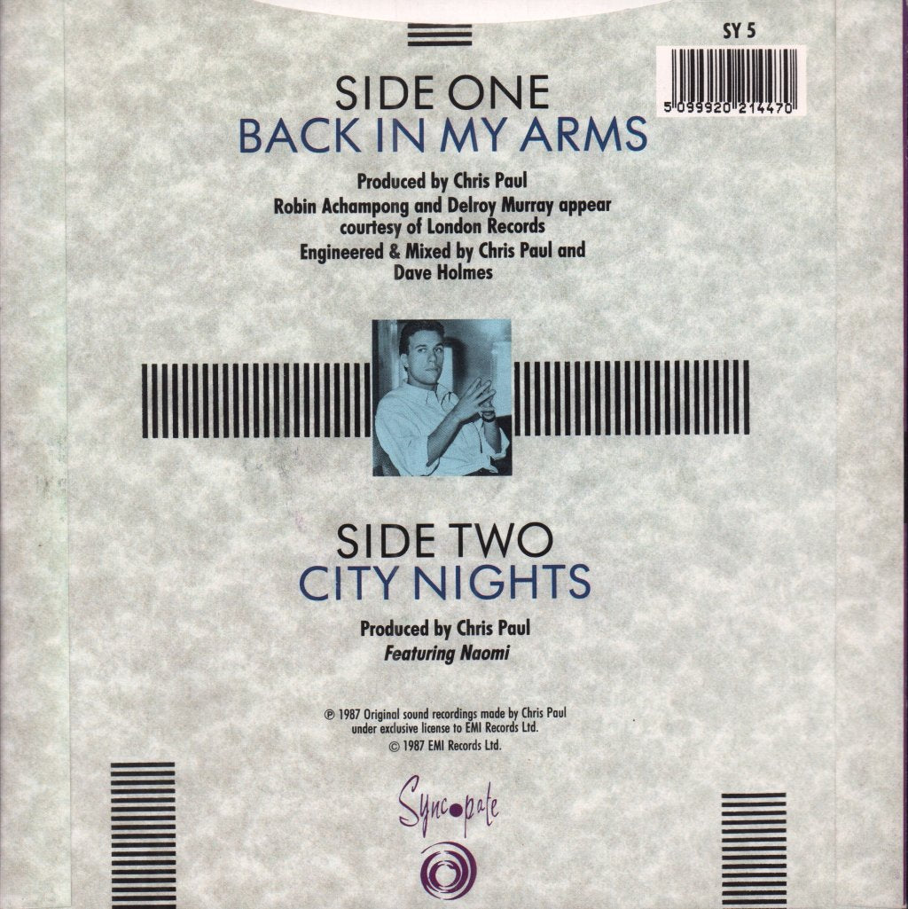 Chris Paul - Back In My Arms - 7 Inch