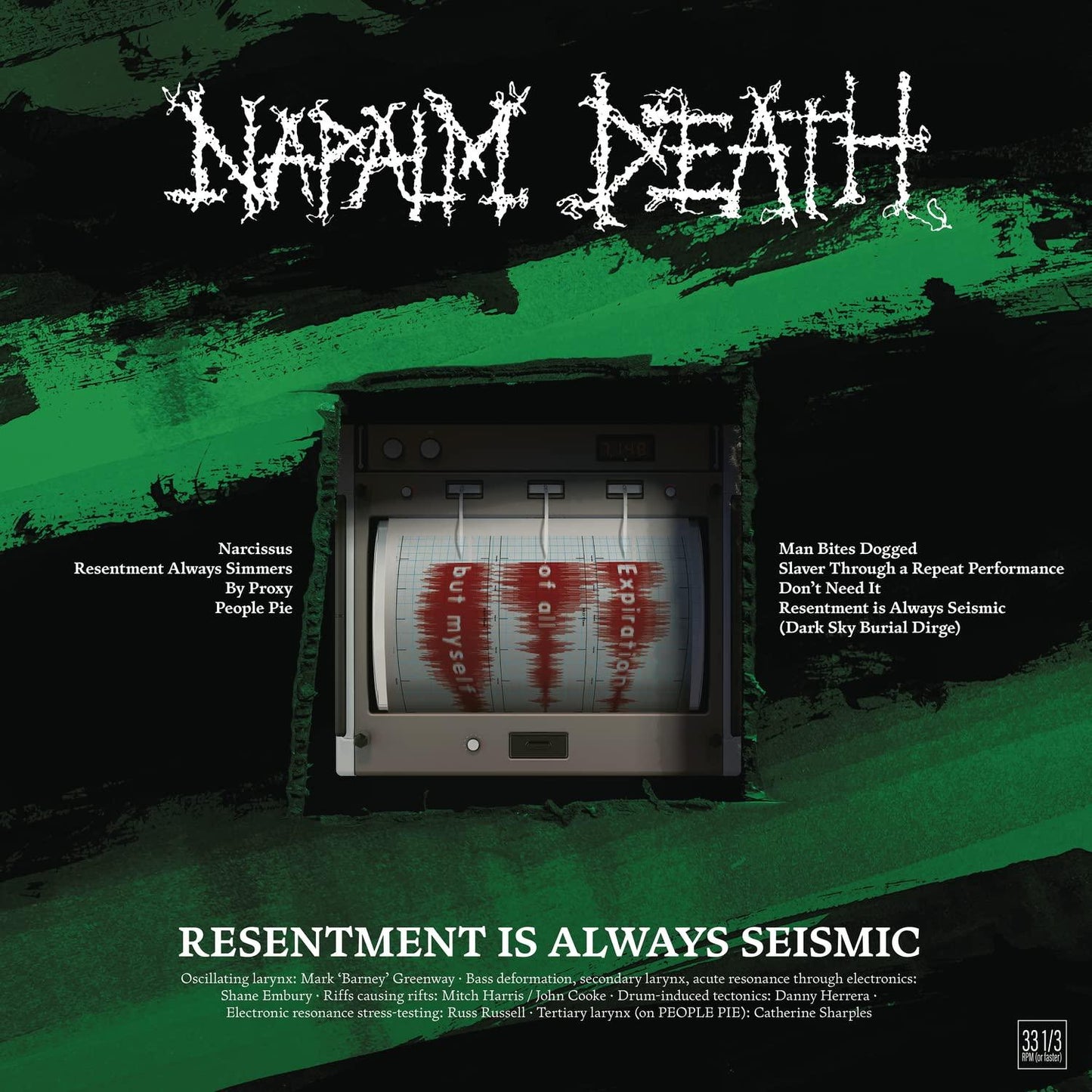 Napalm Death - Resentment Is Always Seismic - A Final Throw of Throes - 12 Inch
