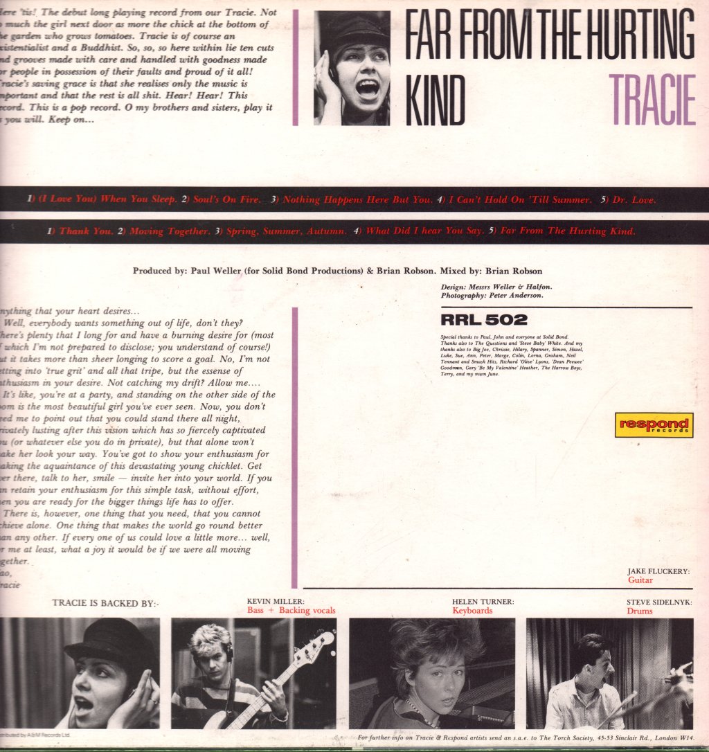 Tracie Young - Far From The Hurting Kind - Lp