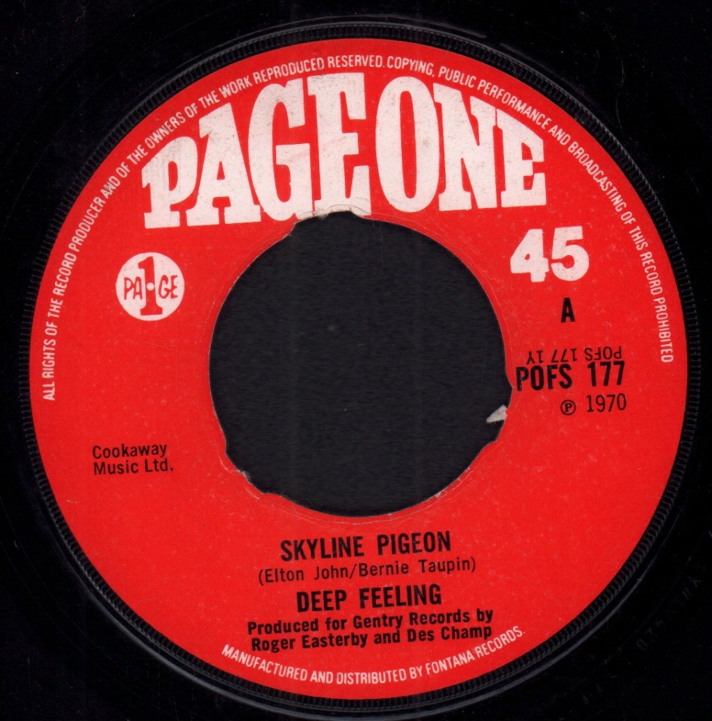 Deep Feeling - Skyline Pigeon - 7 Inch