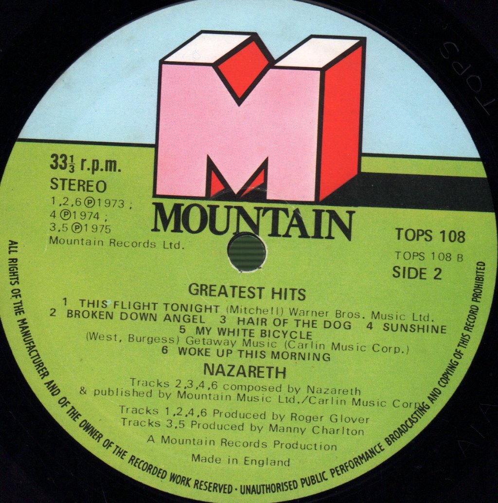 Nazareth - Greatest Hits - Lp
