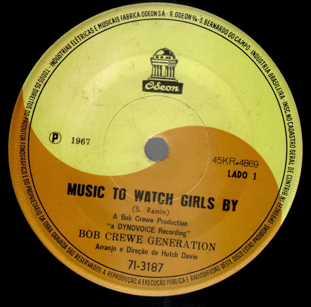 Bob Crewe Generation - Music To Watch Girls By - 7 Inch