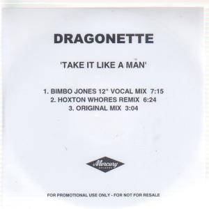 Dragonette - Take It Like A Man - Cdr