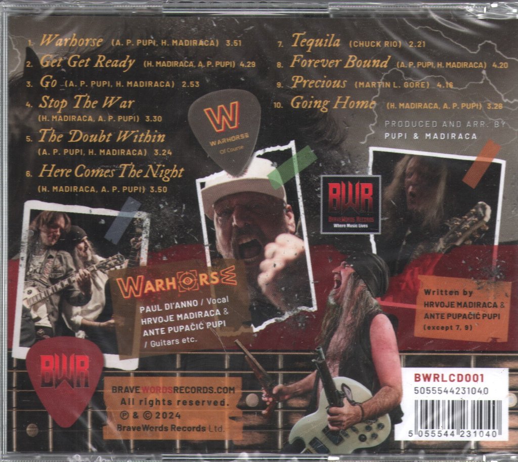 Paul Di'Anno's Warhorse - Paul Di'Anno's Warhorse - Cd